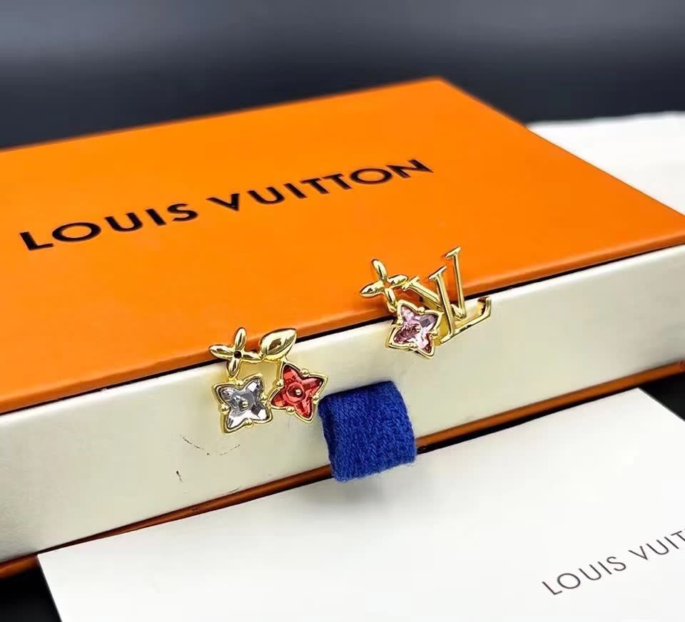 Louis Vuitton Monogram Flower Earrings